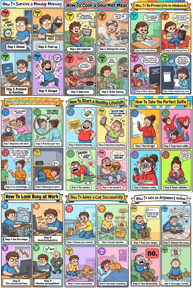 Funny How To Comic Strip Generator