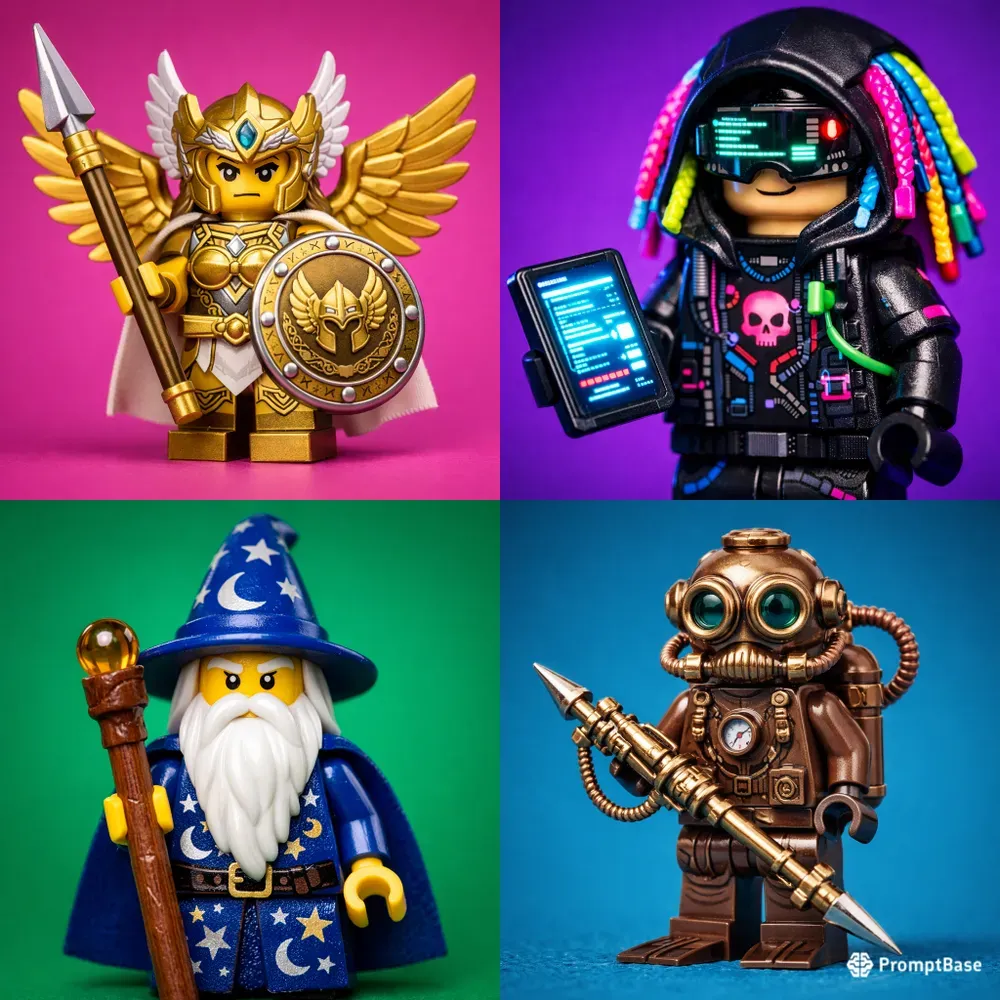 Custom Toy Minifigure Studio Portraits