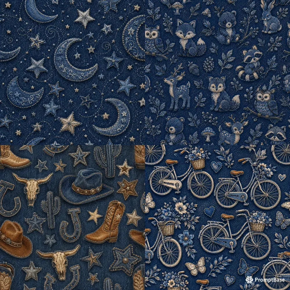 Jeans Digital Papers Generator