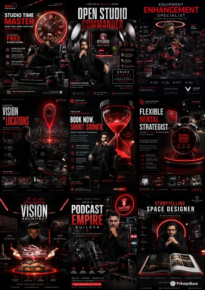 Premium Studio Promo Designs