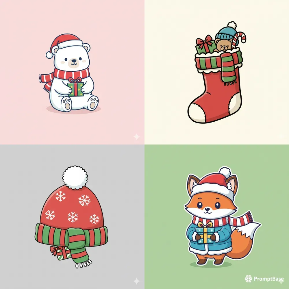 Winter Cartoon Clipart Generator