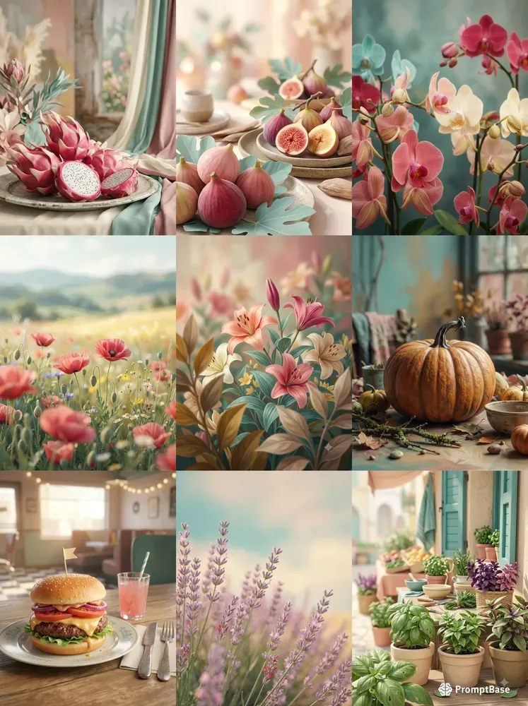 Pastel Retro Posters