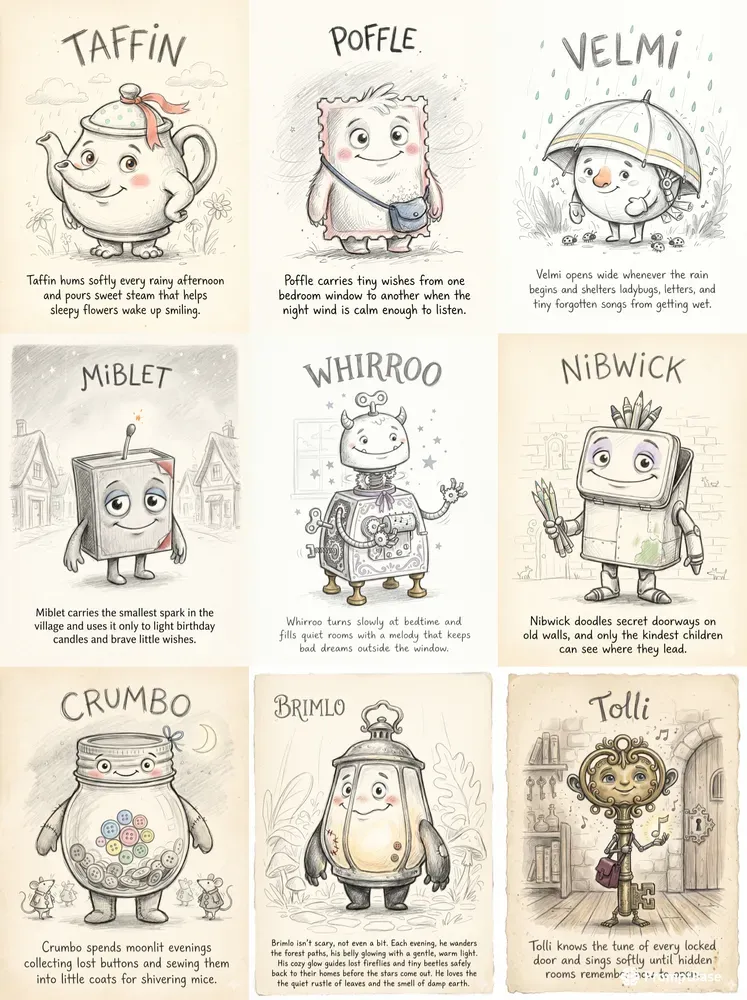 Raw Pencil Story Monsters