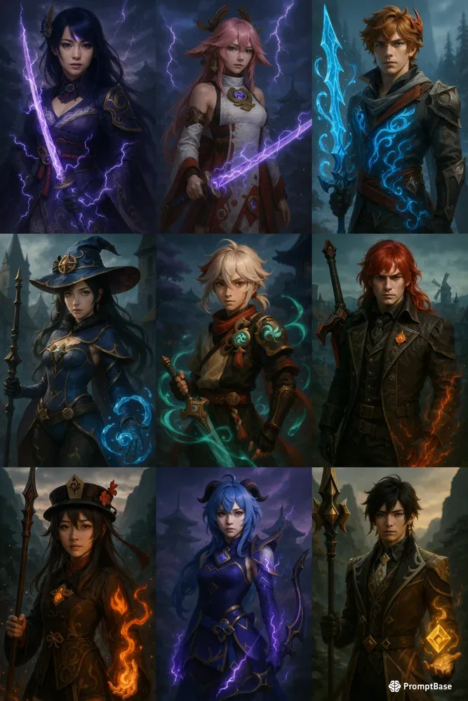 Genshin Impact Realistic Portraits