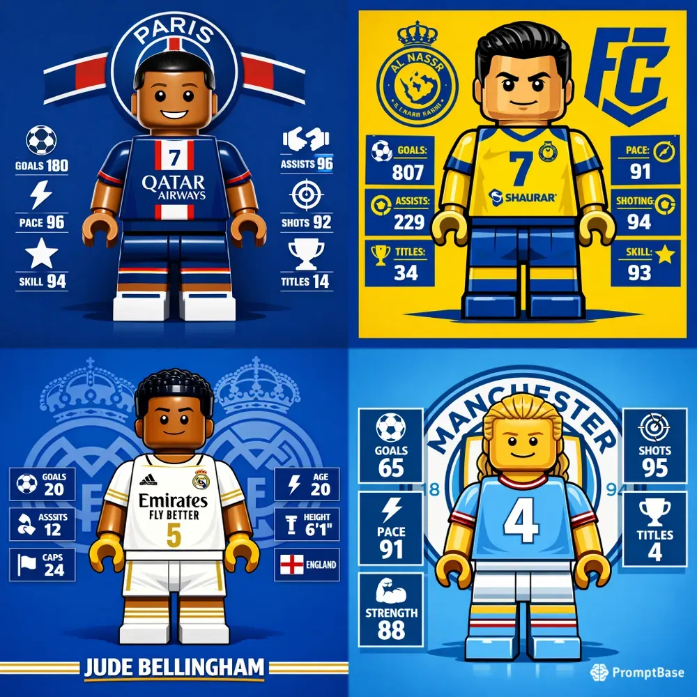 Lego Football Legends Poster Series