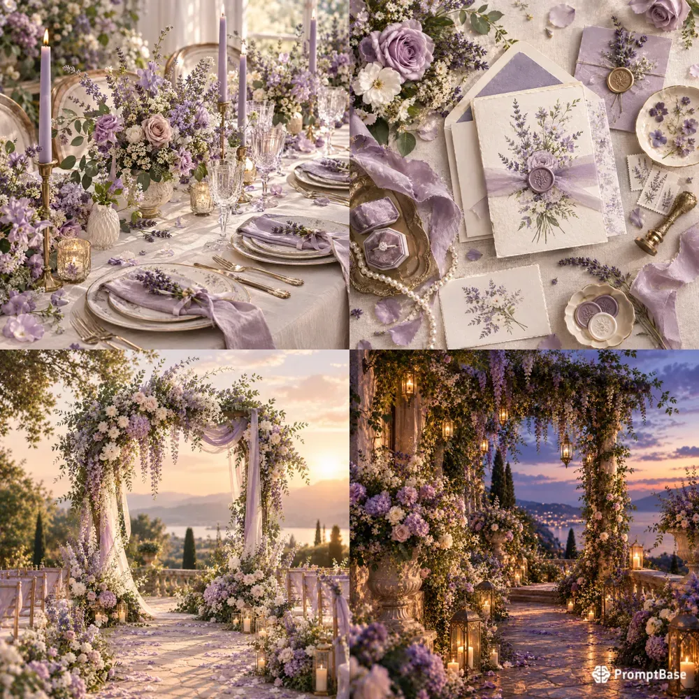 Lavender Wedding Botanicals