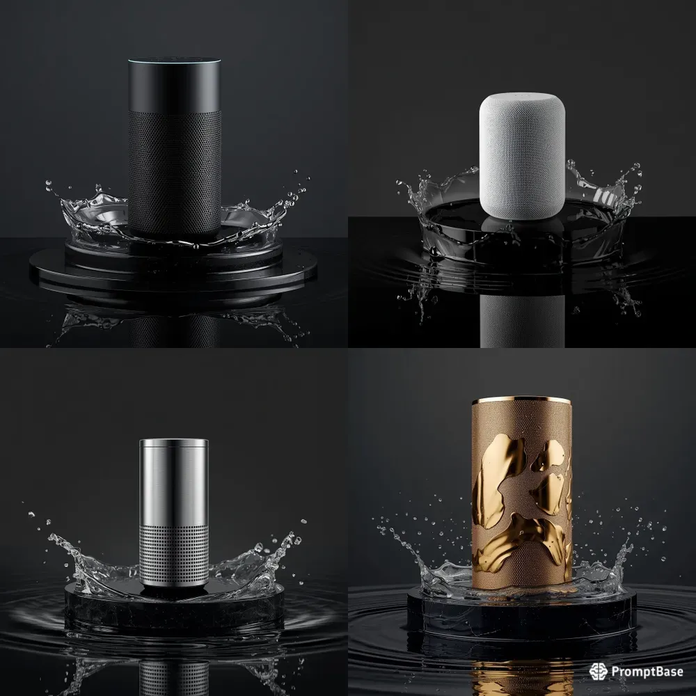 Luxury Smart Speakers Water Ripples