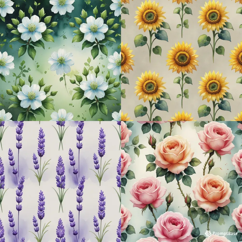 Repeating Flowers