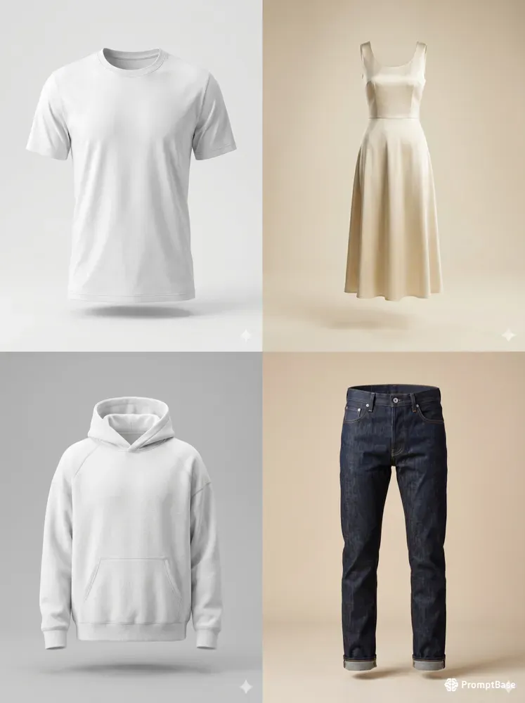 Ghost Mannequin Apparel Mockups