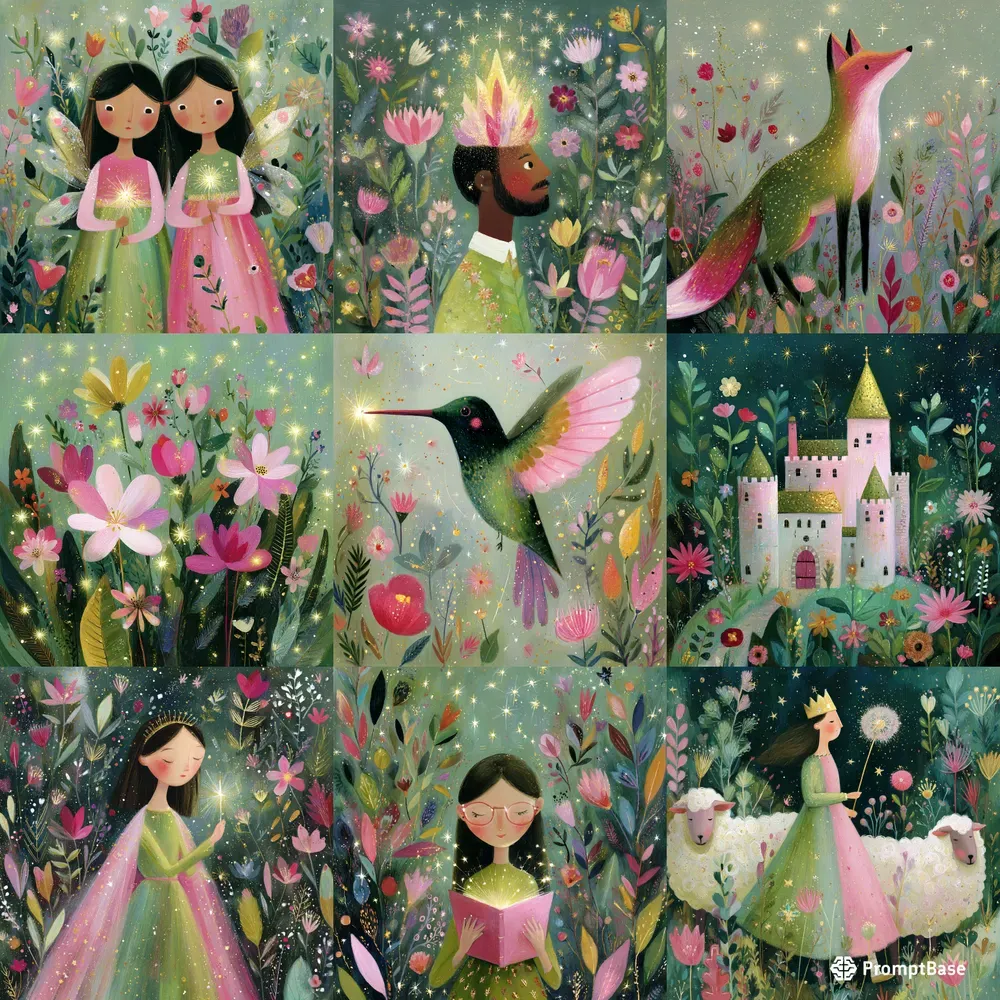 Whimsical Storybook Garden Art