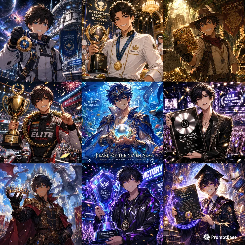 Anime Achievement Portraits