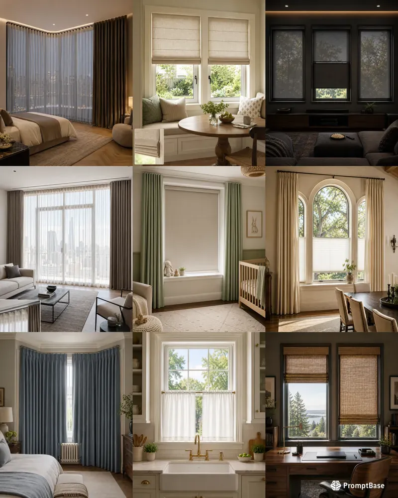 Custom Window Treatment Draperies