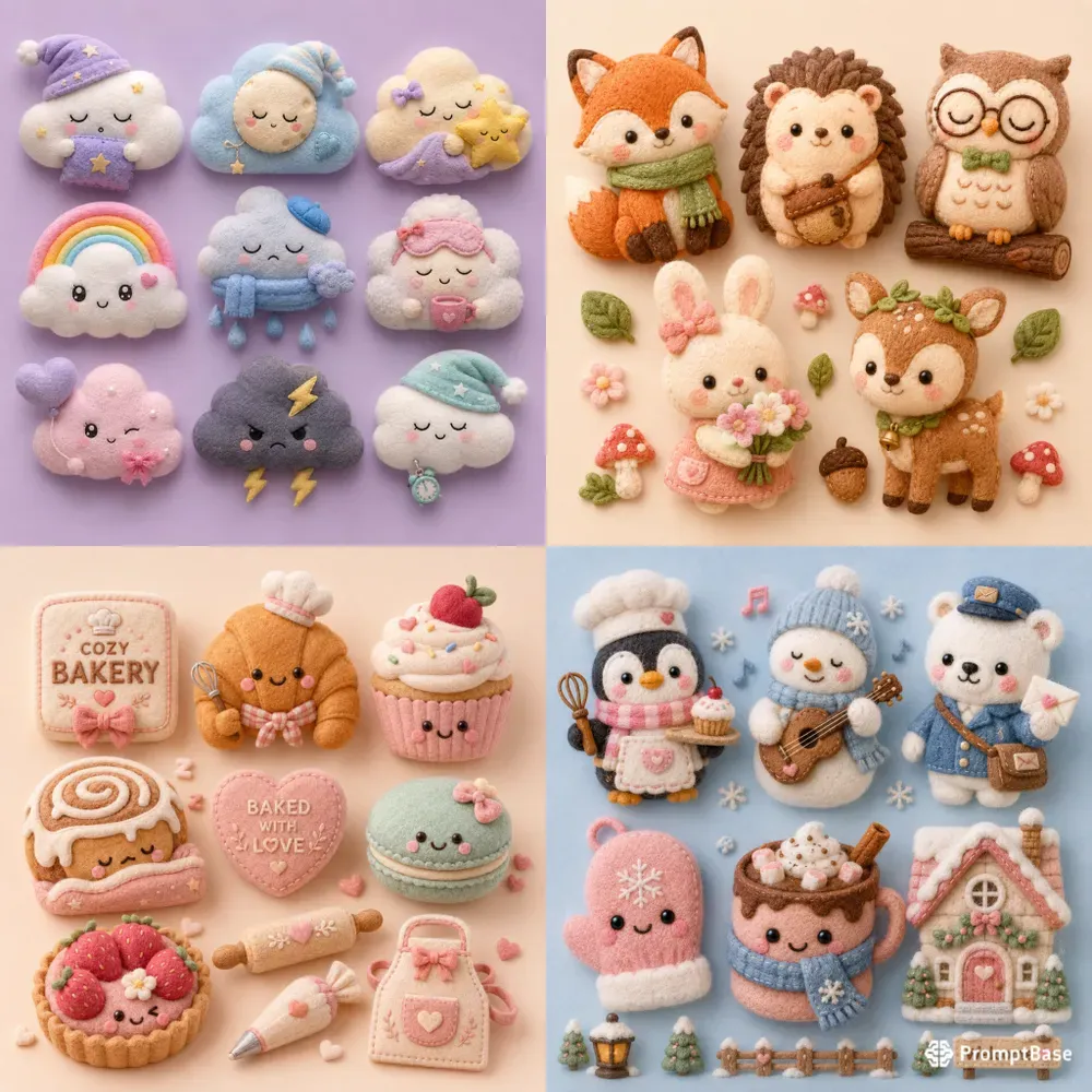 Kawaii Plush 3D Icon Worlds