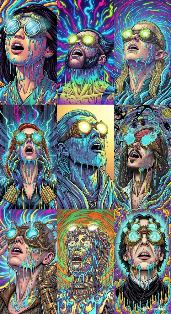 Psychedelic Steampunk Visions