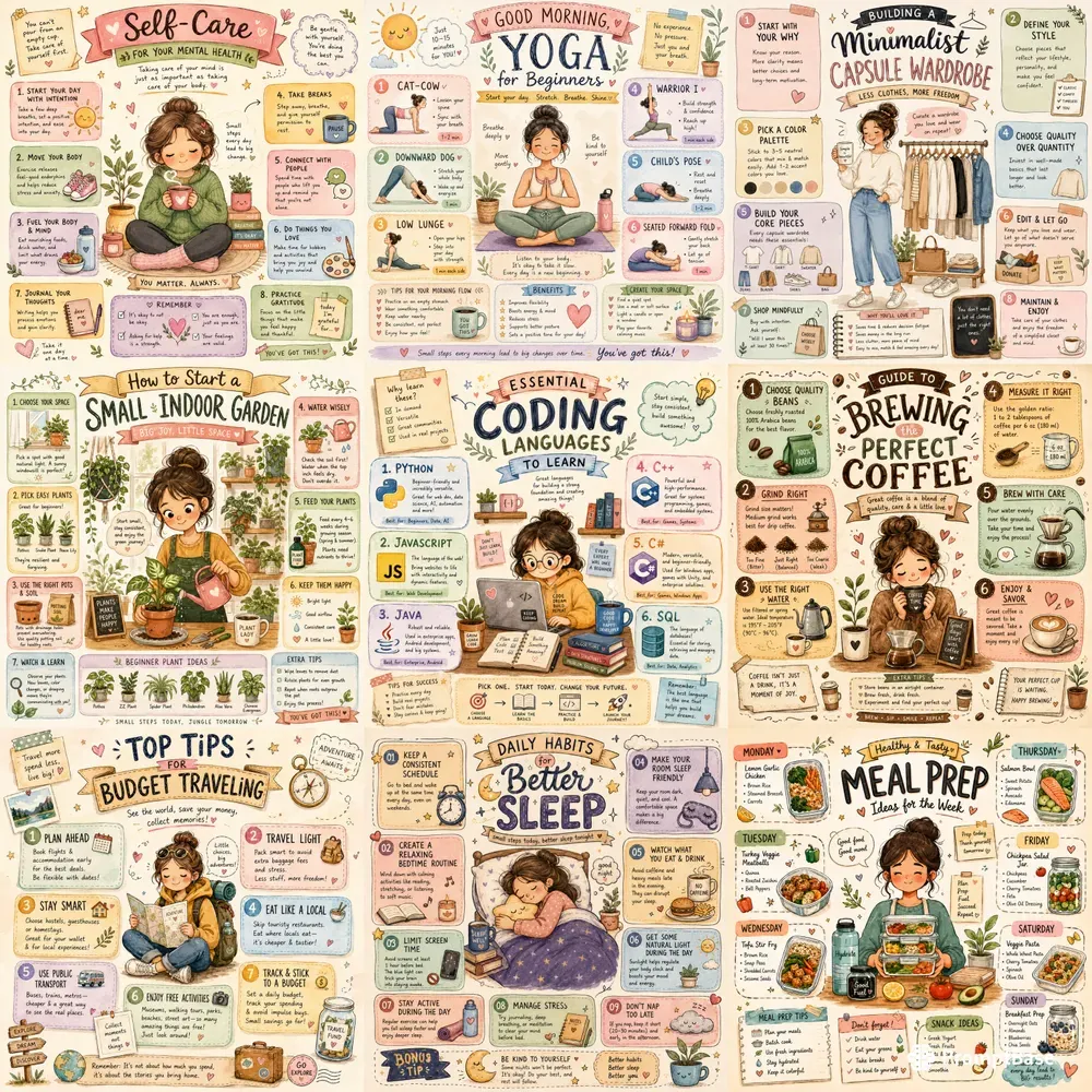 Handdrawn Infographic Designs