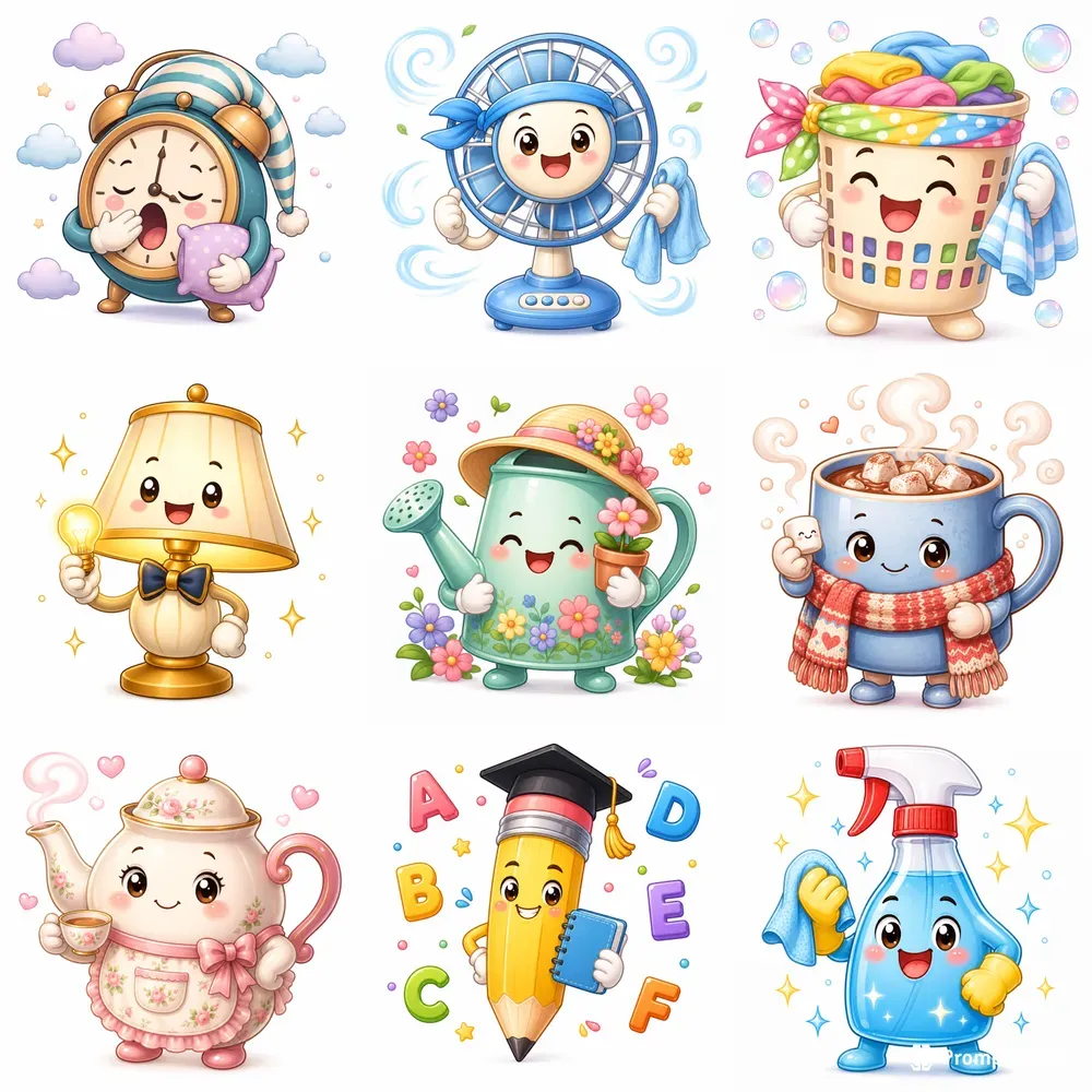 Cute Household Character Makers