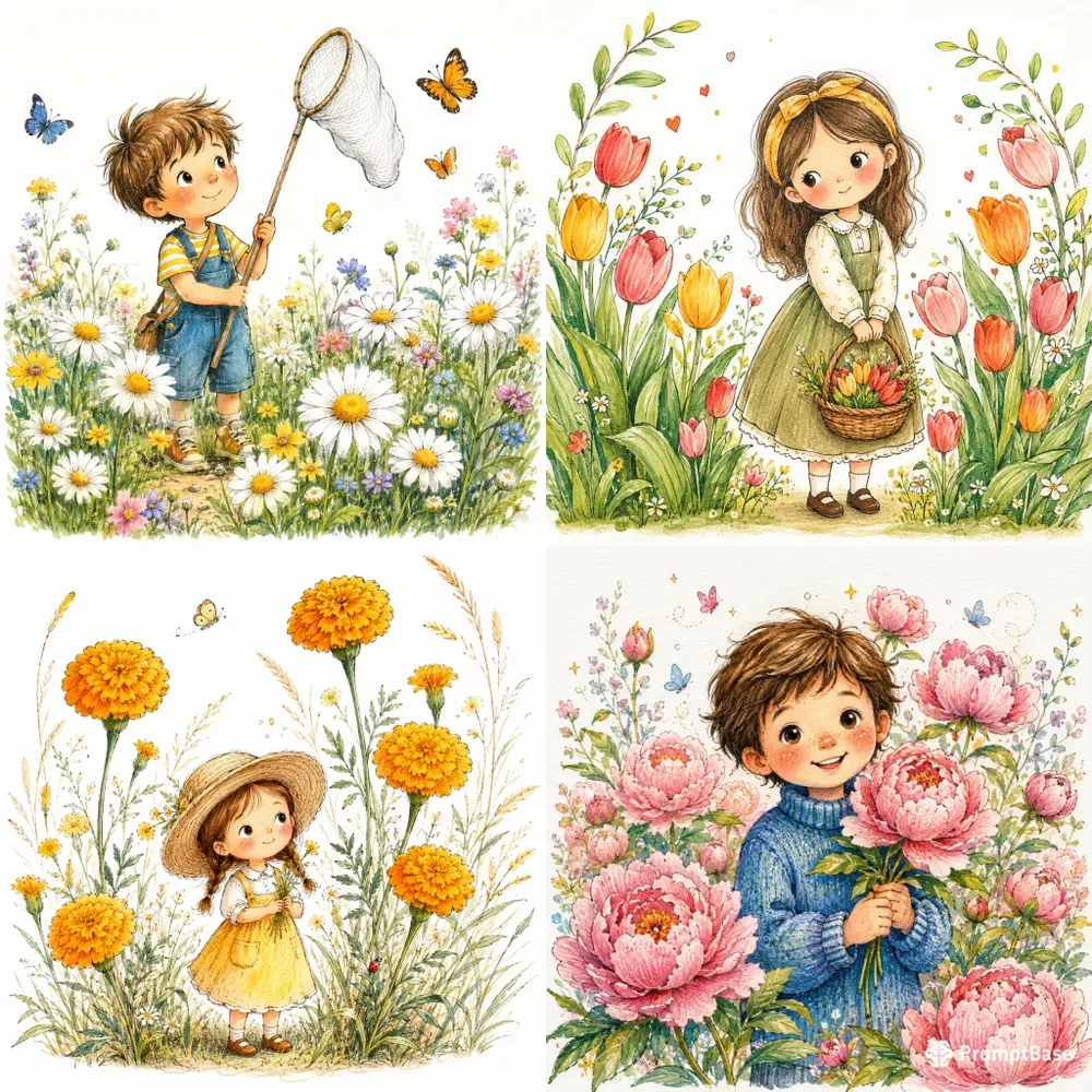 Whimsical Garden Storybooks