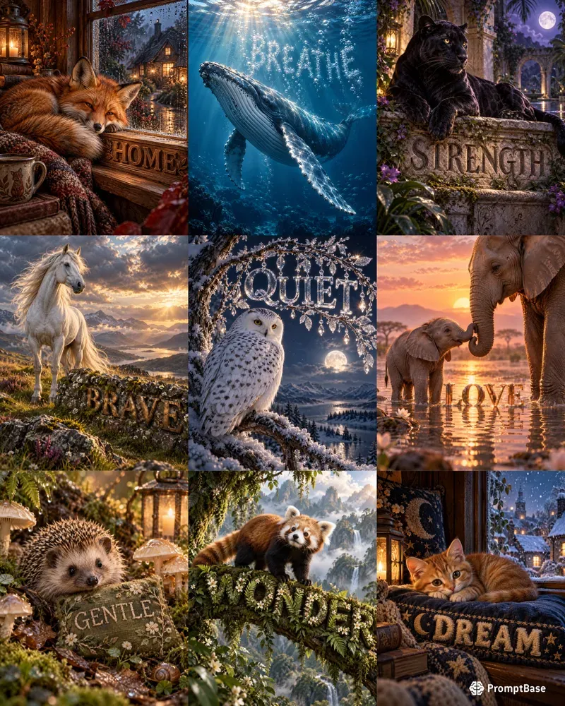 Animals With One Beautiful Words