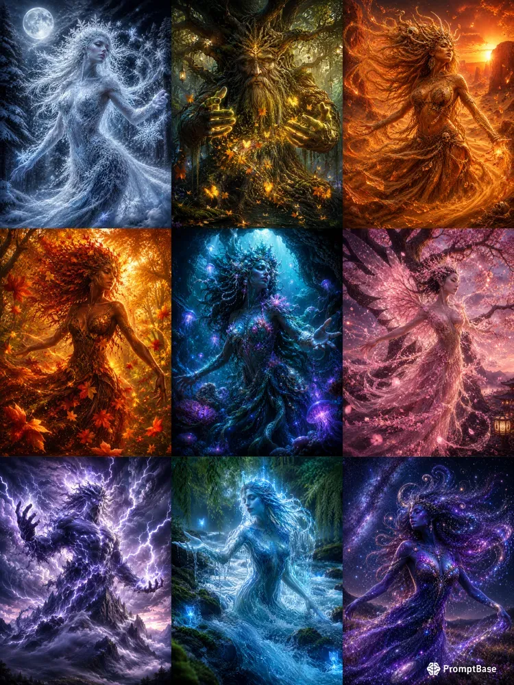 Customizable Nature Spirit Fantasies
