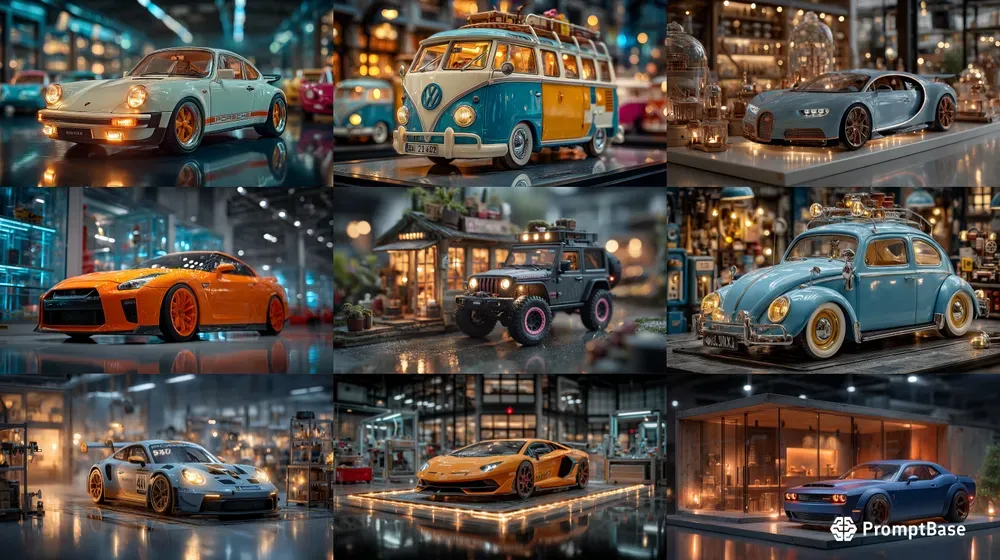 Minimotion Cinematic Car Dioramas