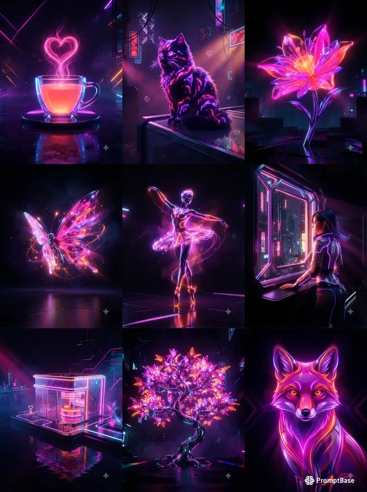 Neon Luminescences