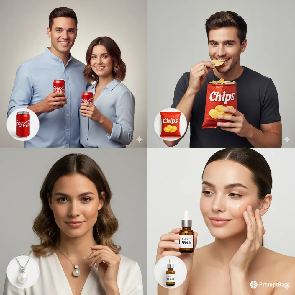 Models Holding Your Product