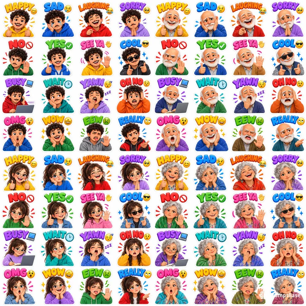 Emoji Sticker Funs
