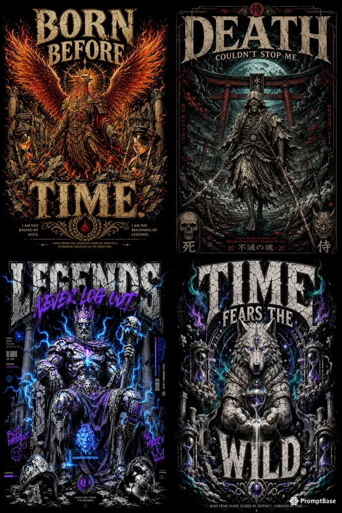 Immortal Legends Streetwear Packs