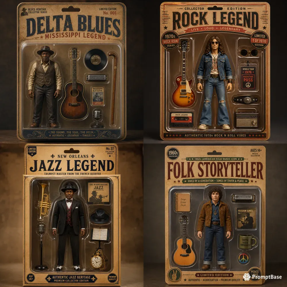 Retro Legend Action Figure Series