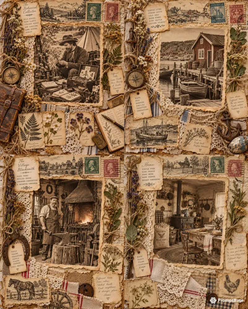 Traditional Heritage Life Junk Journals