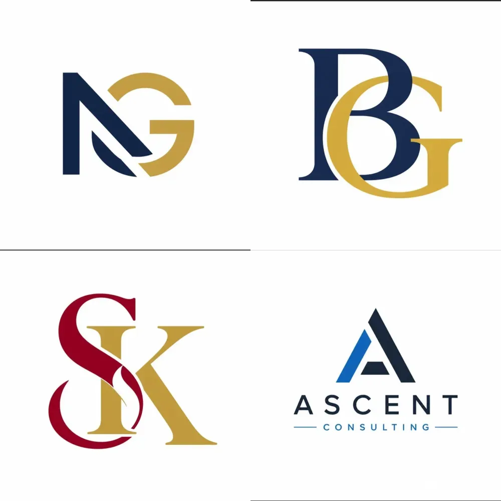 Luxury Monogram Logos Fortune 500 Style
