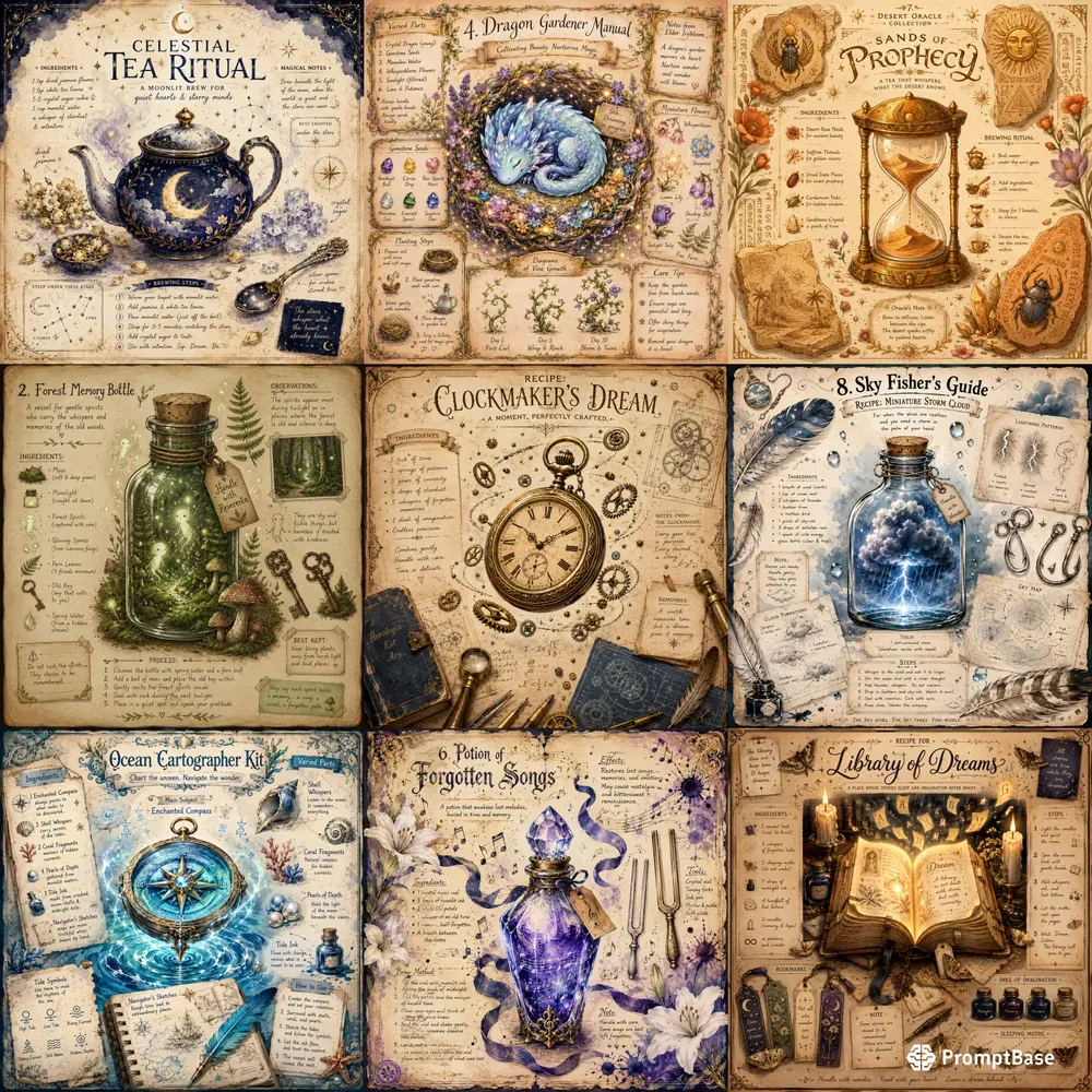 Illustrated Fantasy Recipes