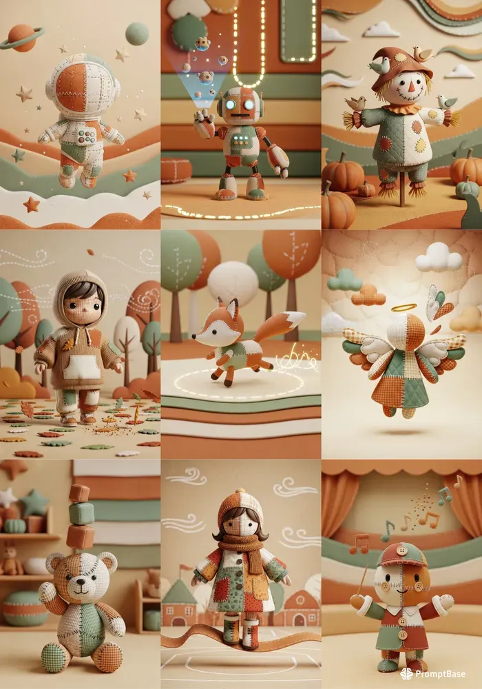 Patchwork Character Scenes