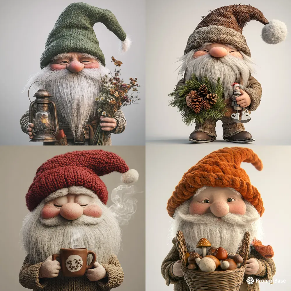 Realistic Gnome Clipart Generator