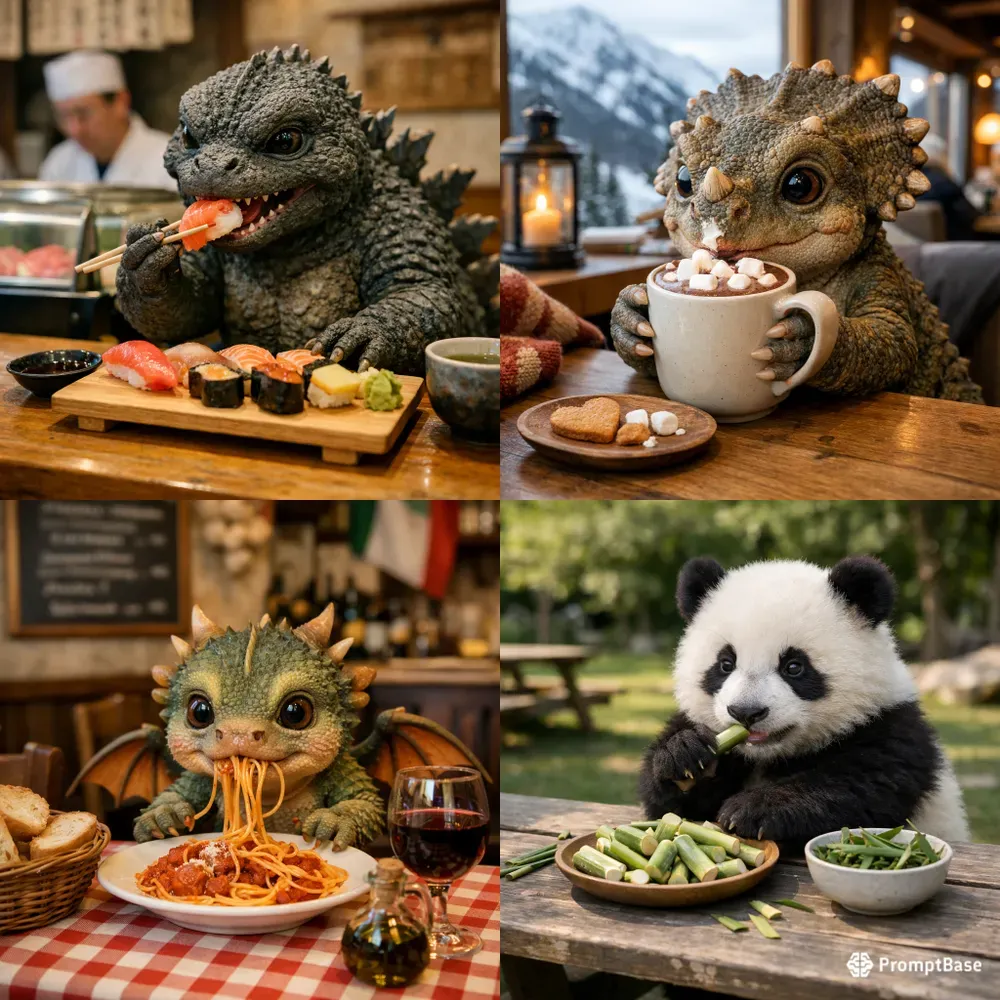 Baby Character Photos Eating