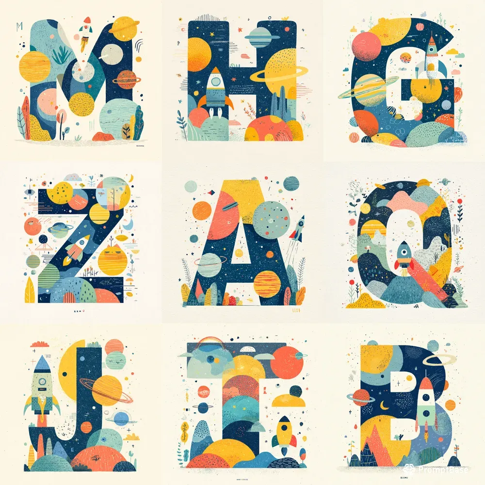 Scandinavian Space Alphabets