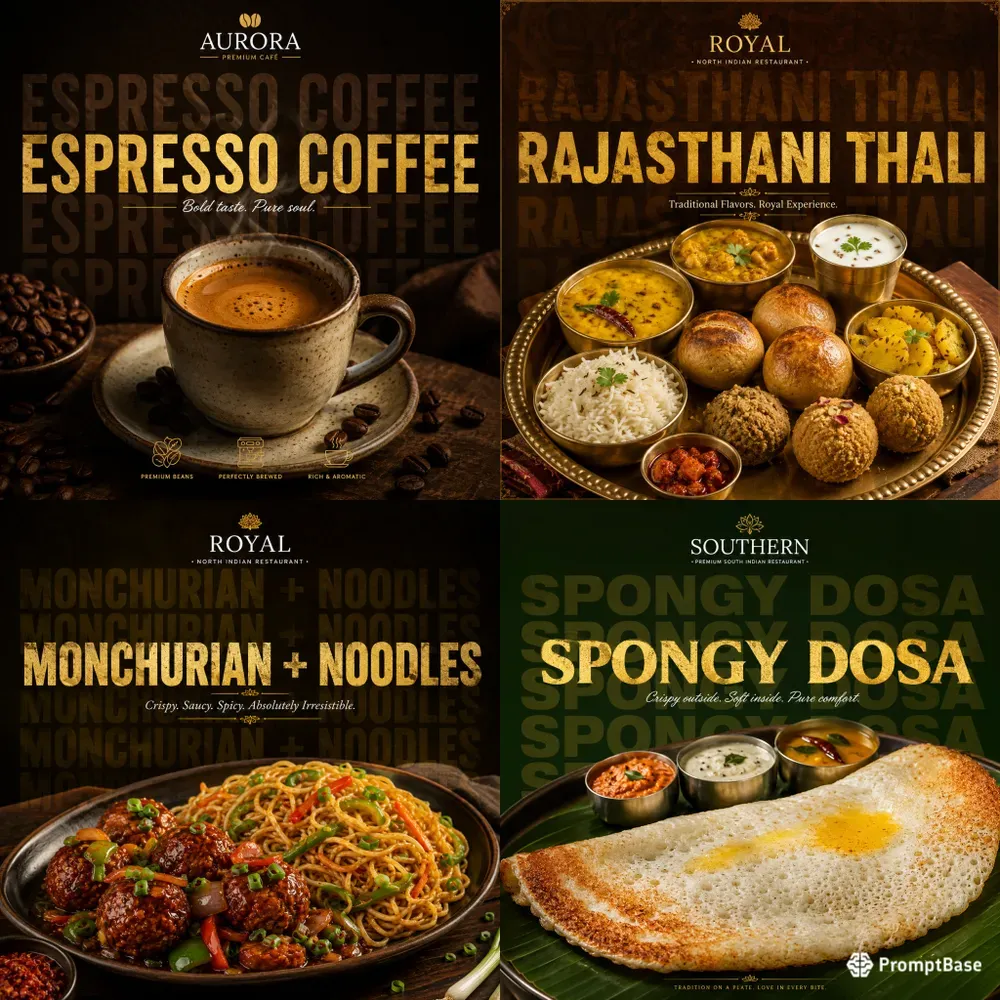 Premium Food Visual Concepts