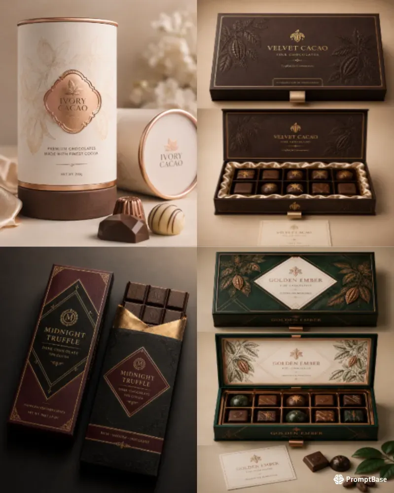 Luxury Chocolate Packaging Generator