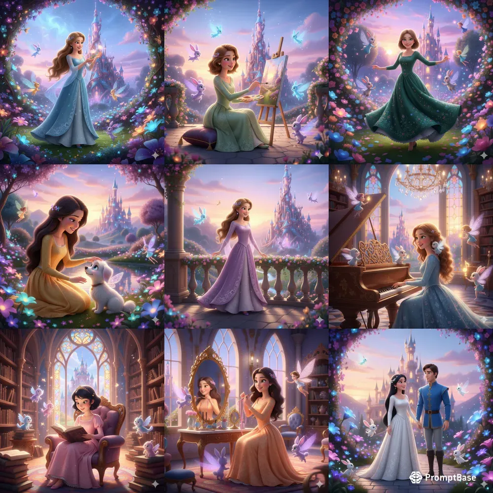 Pixar Inspired Princess Lives