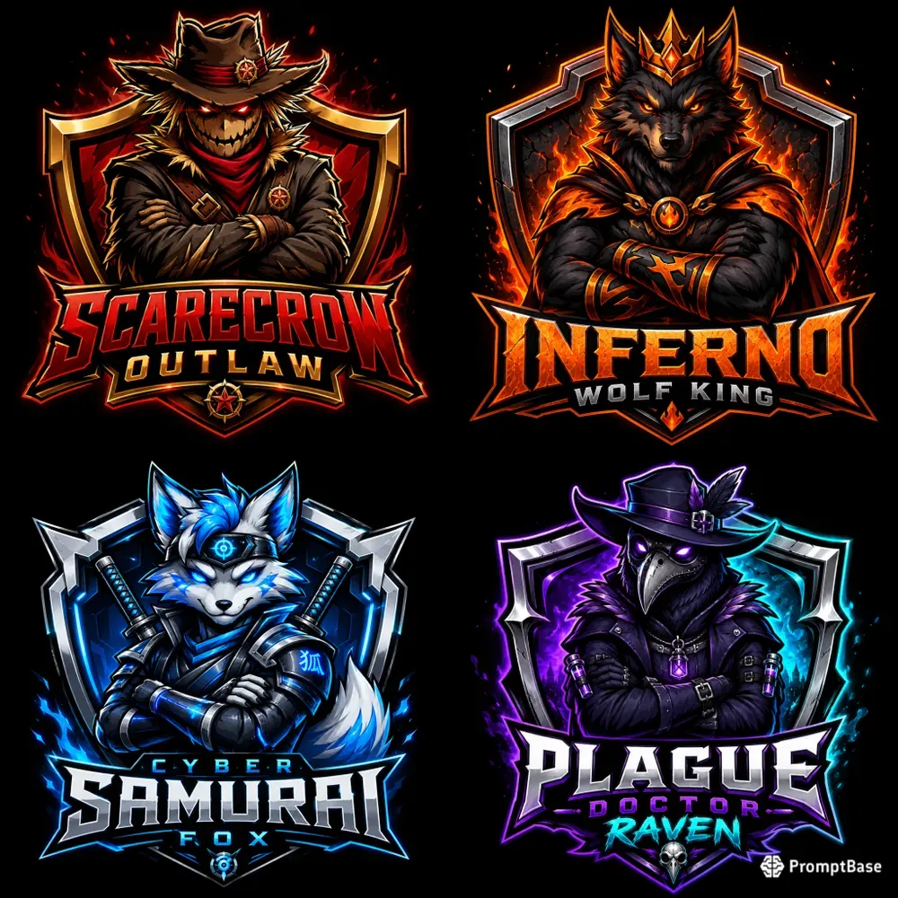 Mascot Esports Logo Generator Packs