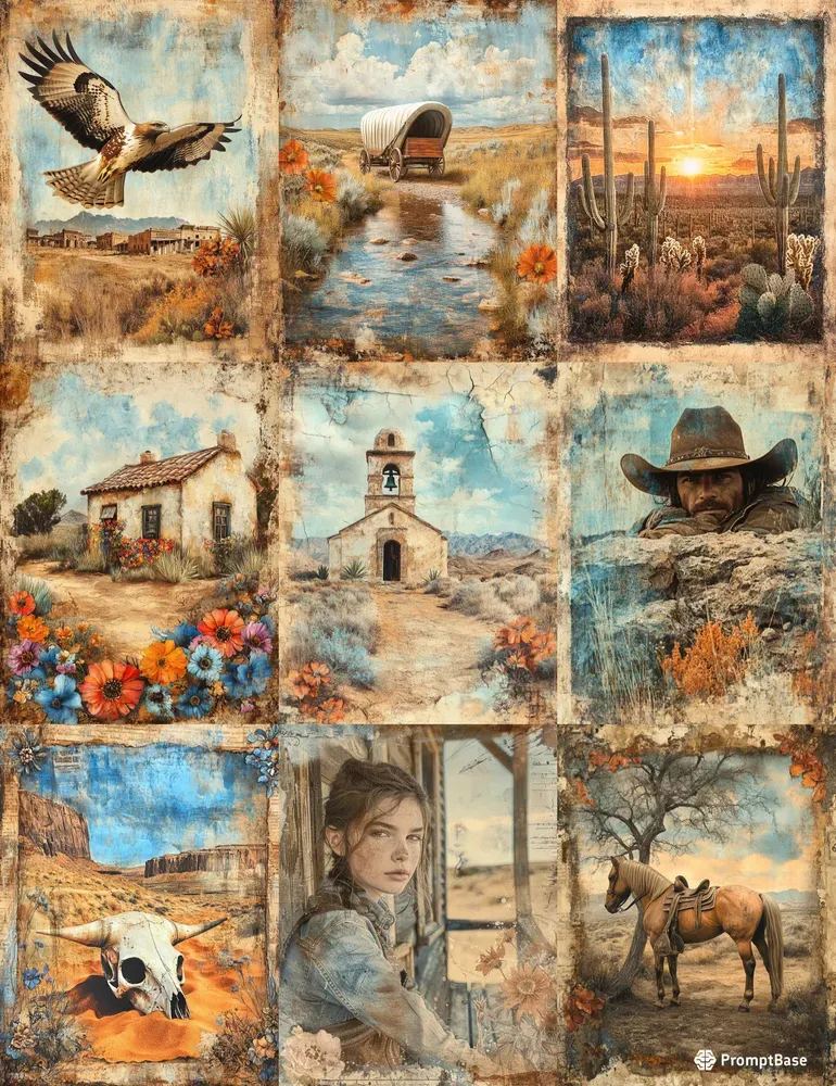 Desert Ephemera Western Cowboy Pages