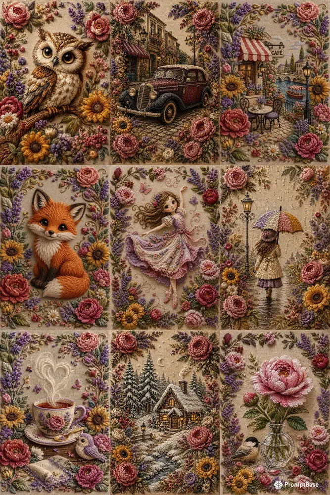 3D Embroidery Fairy Tales