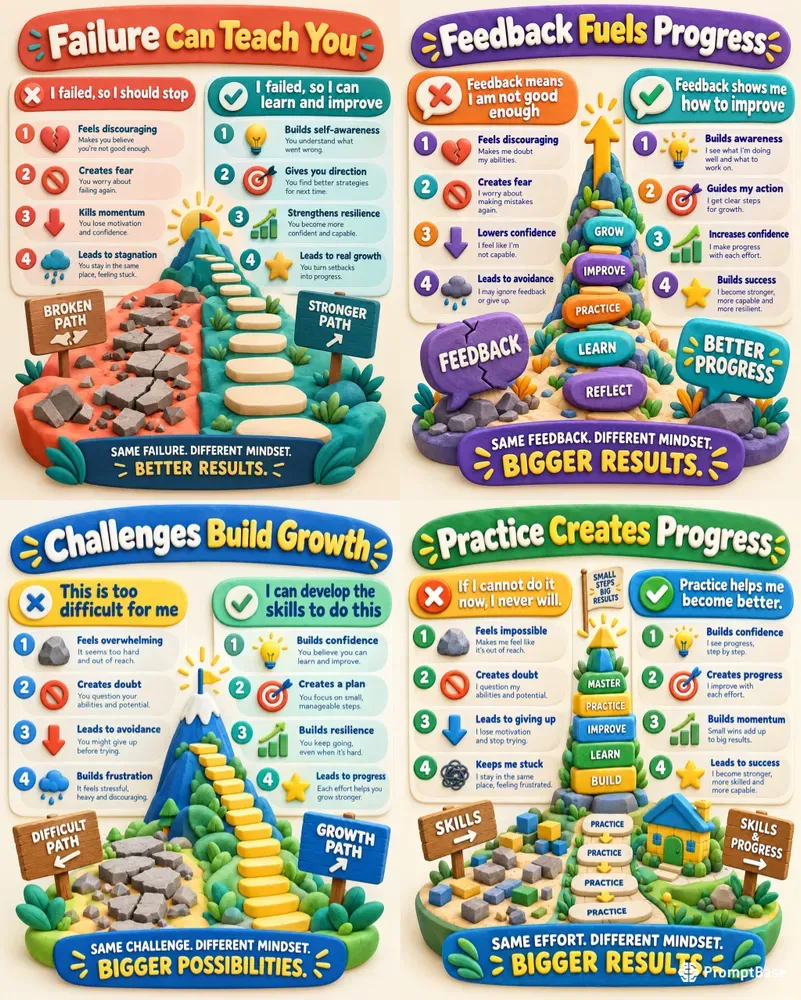 Growth Mindset Charts