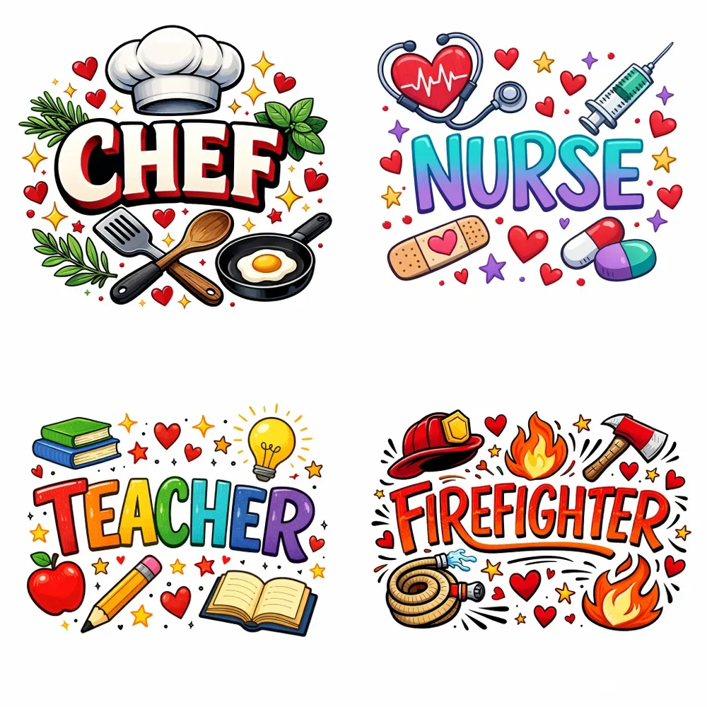 Cartoon Logos For Jobs