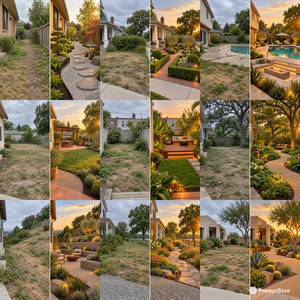 Backyard Landscaping Before After Photos