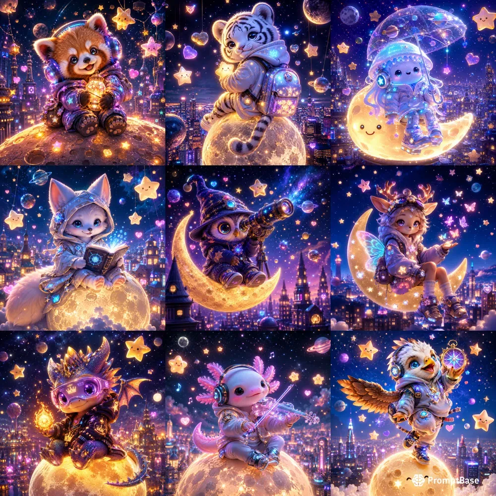 Dreamverse Cosmic 3D Characters