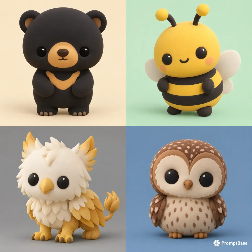 3D Matte Chibi Vinyl Toy Designers