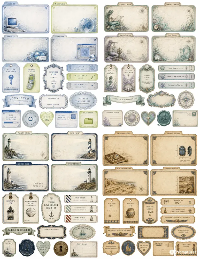 Printable Folder Mixed Junk Journals