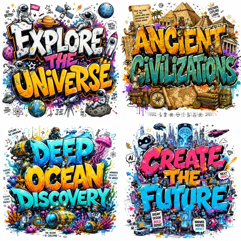 Creative Graffiti Poster Generator Ais