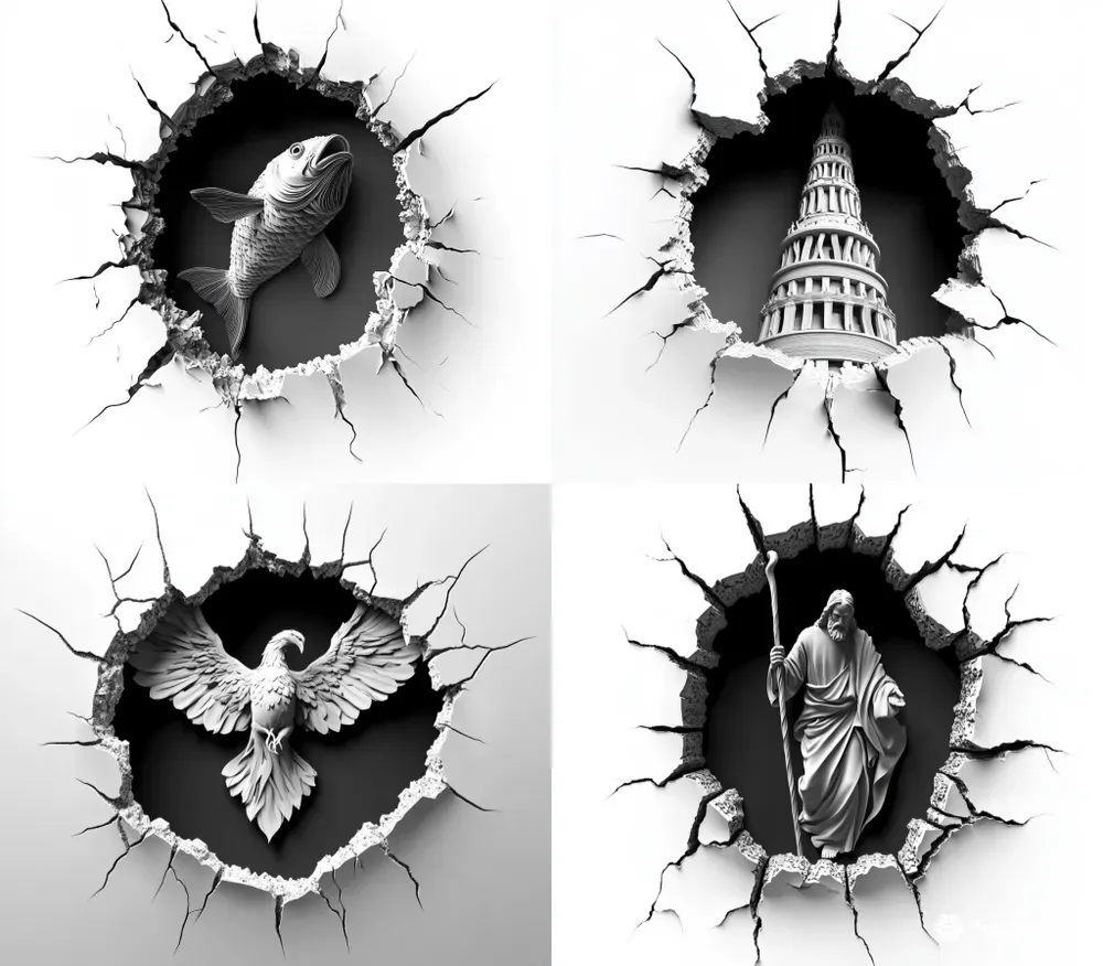 Viral 3D Wall Hole Image Creators